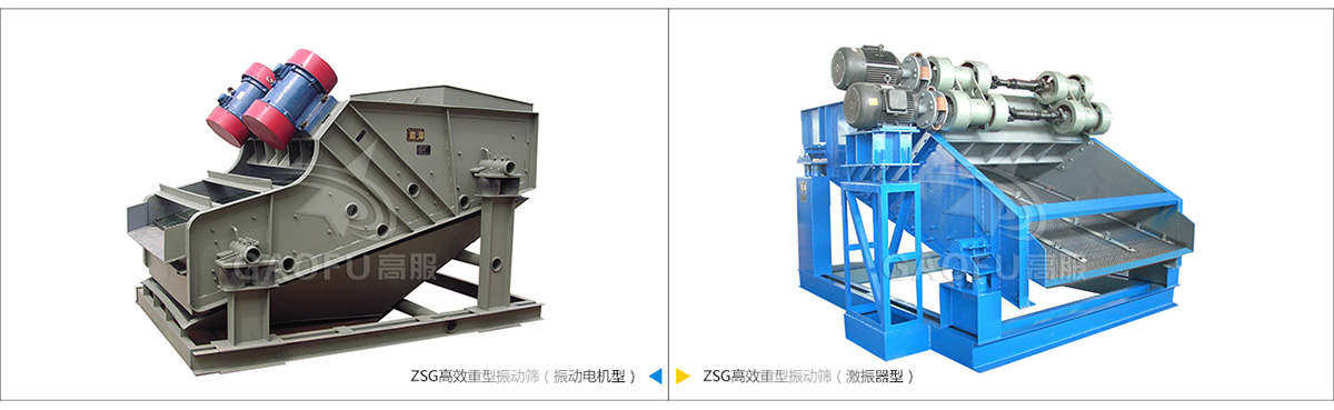 ZSG型重型振動(dòng)篩工作原理 ZSG型重型振動(dòng)篩工作原理